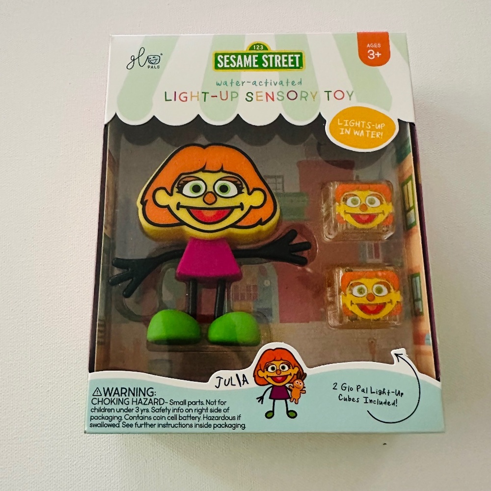 Sesame Street Julia Light Up Sensory Toy Glo Pals